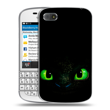 Пластиковый чехол на BlackBerry Q10 с принтом Как приручить дракона Пластиковый чехол на BlackBerry Q10 с принтом Как приручить дракона