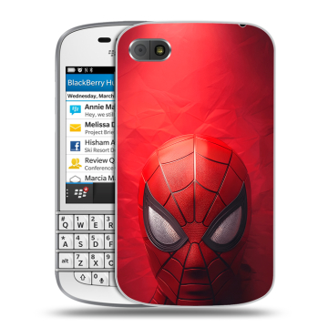 Пластиковый чехол на BlackBerry Q10 с принтом Spiderman Человек паук Пластиковый чехол на BlackBerry Q10 с принтом Spiderman Человек паук