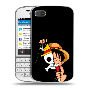 Пластиковый чехол на BlackBerry Q10 с принтом One Piece Ван Пис