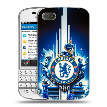 Пластиковый чехол на BlackBerry Q10 с принтом Chelsea Челси