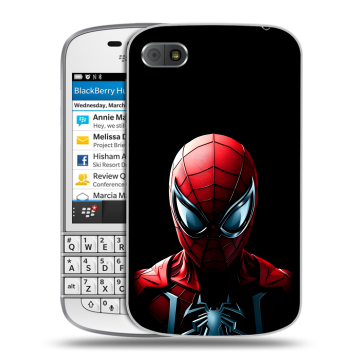 Пластиковый чехол на BlackBerry Q10 с принтом Spiderman Человек паук Пластиковый чехол на BlackBerry Q10 с принтом Spiderman Человек паук