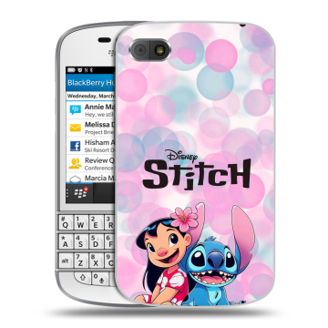 Пластиковый чехол на BlackBerry Q10 с принтом Лило и Стич Пластиковый чехол на BlackBerry Q10 с принтом Лило и Стич