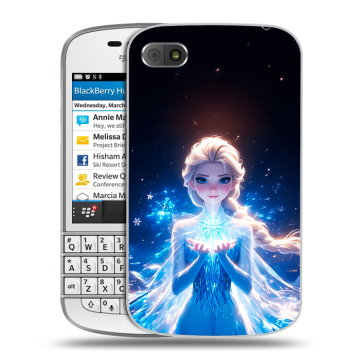 Пластиковый чехол на BlackBerry Q10 с принтом Холодное сердце Frozen Пластиковый чехол на BlackBerry Q10 с принтом Холодное сердце Frozen