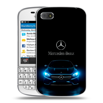 Пластиковый чехол на BlackBerry Q10 с принтом Mercedes Мерседес Пластиковый чехол на BlackBerry Q10 с принтом Mercedes Мерседес