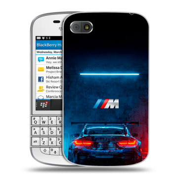 Пластиковый чехол на BlackBerry Q10 с принтом BMW БМВ Пластиковый чехол на BlackBerry Q10 с принтом BMW БМВ