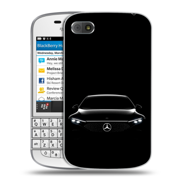 Пластиковый чехол на BlackBerry Q10 с принтом Mercedes Мерседес Пластиковый чехол на BlackBerry Q10 с принтом Mercedes Мерседес