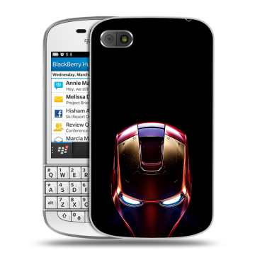 Пластиковый чехол на BlackBerry Q10 с принтом IronMan Железный человек Пластиковый чехол на BlackBerry Q10 с принтом IronMan Железный человек