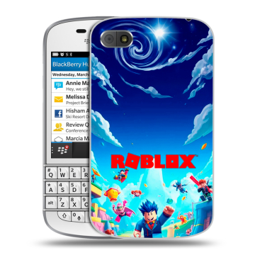 Пластиковый чехол на BlackBerry Q10 с принтом Roblox Роблокс Пластиковый чехол на BlackBerry Q10 с принтом Roblox Роблокс