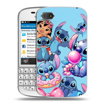 Пластиковый чехол на BlackBerry Q10 с принтом Лило и Стич Пластиковый чехол на BlackBerry Q10 с принтом Лило и Стич