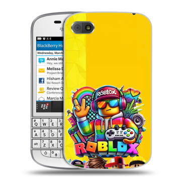 Пластиковый чехол на BlackBerry Q10 с принтом Roblox Роблокс Пластиковый чехол на BlackBerry Q10 с принтом Roblox Роблокс