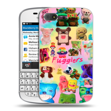 Пластиковый чехол на BlackBerry Q10 с принтом Флагер Fuggler