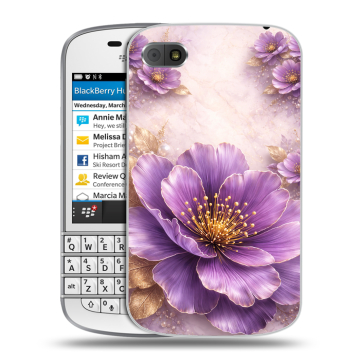 Пластиковый чехол на BlackBerry Q10 с принтом женский Пластиковый чехол на BlackBerry Q10 с принтом женский
