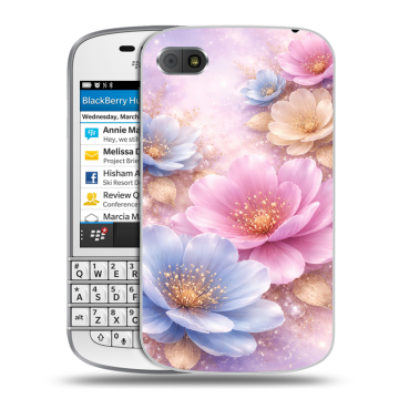 Пластиковый чехол на BlackBerry Q10 с принтом женский Пластиковый чехол на BlackBerry Q10 с принтом женский