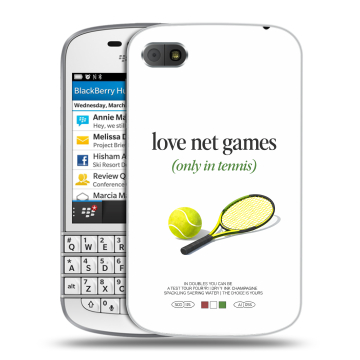 Пластиковый чехол на BlackBerry Q10 с принтом для девочек