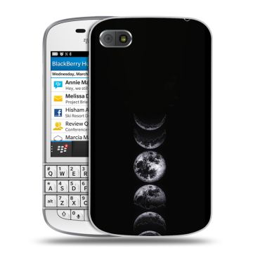 Пластиковый чехол на BlackBerry Q10 с принтом женский Пластиковый чехол на BlackBerry Q10 с принтом женский