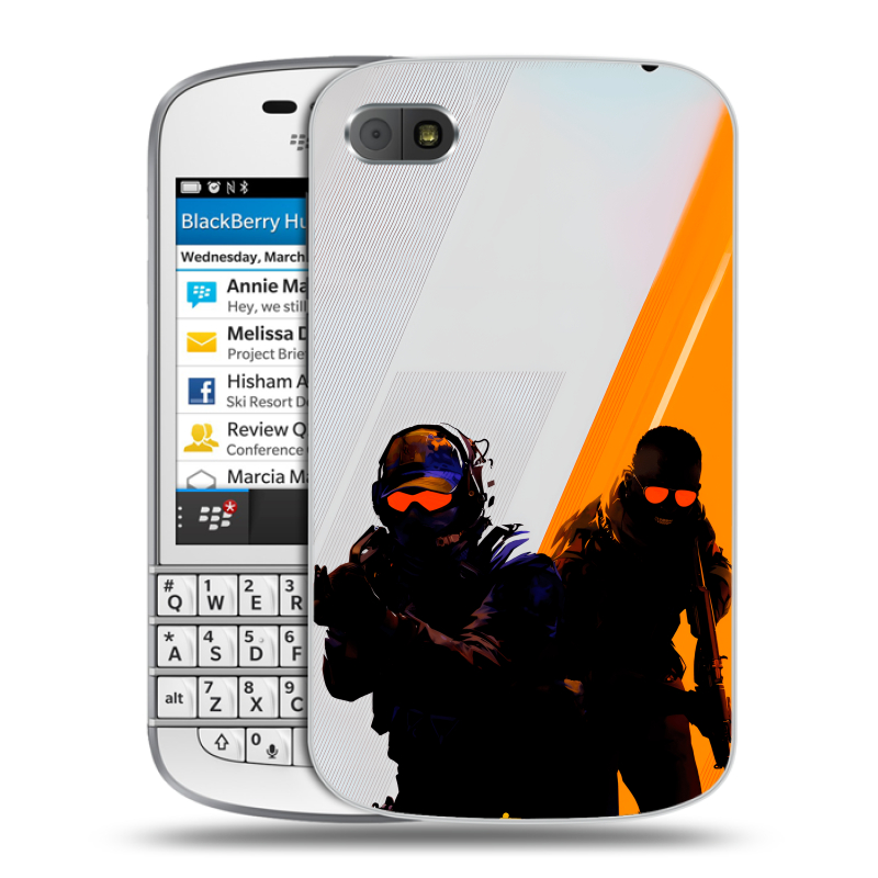 Пластиковый чехол на BlackBerry Q10 с принтом Контер страйк Counter strike Пластиковый чехол на BlackBerry Q10 с принтом Контер страйк Counter strike