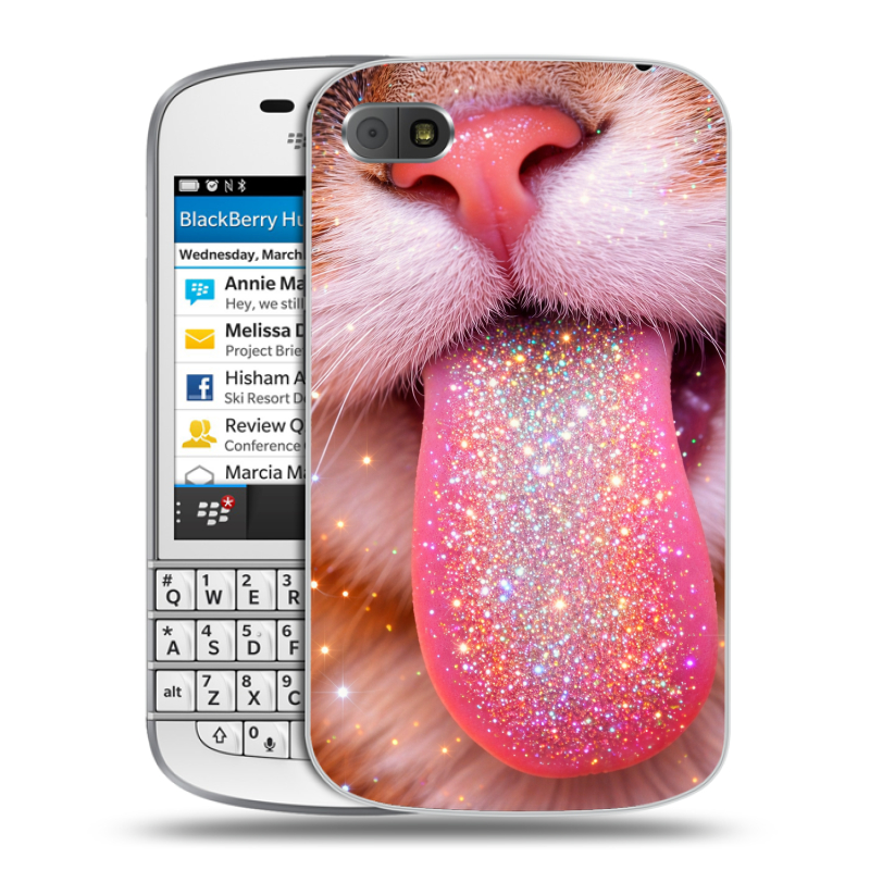 Пластиковый чехол на BlackBerry Q10 с принтом для девочек Пластиковый чехол на BlackBerry Q10 с принтом для девочек