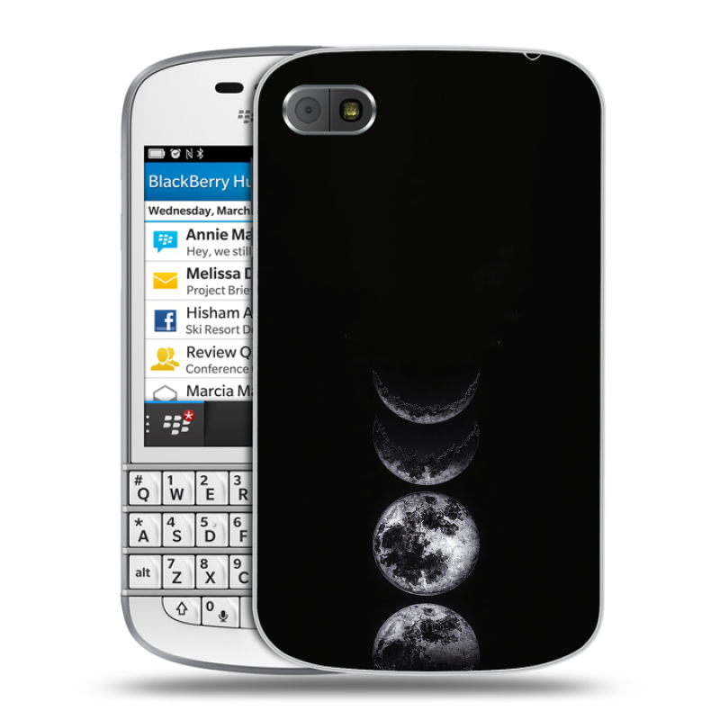 Пластиковый чехол на BlackBerry Q10 с принтом женский Пластиковый чехол на BlackBerry Q10 с принтом женский