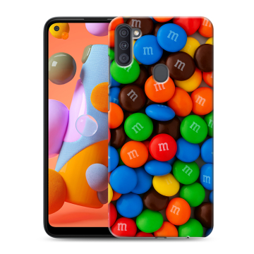 Силиконовый чехол на Samsung Galaxy A11 с принтом Конфеты Силиконовый чехол на Samsung Galaxy A11 с принтом Конфеты