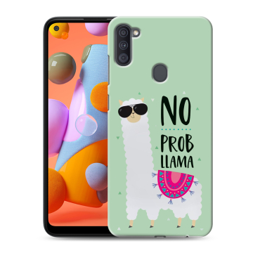 Силиконовый чехол на Samsung Galaxy A11 с принтом Лама Силиконовый чехол на Samsung Galaxy A11 с принтом Лама