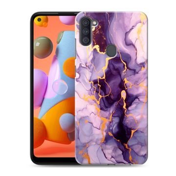 Силиконовый чехол на Samsung Galaxy A11 с принтом Мрамор Силиконовый чехол на Samsung Galaxy A11 с принтом Мрамор