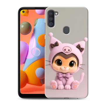 Силиконовый чехол на Samsung Galaxy A11 с принтом Куроми Kuromi Силиконовый чехол на Samsung Galaxy A11 с принтом Куроми Kuromi