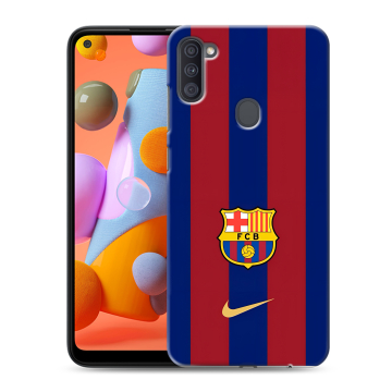 Силиконовый чехол на Samsung Galaxy A11 с принтом Барселона Barcelona