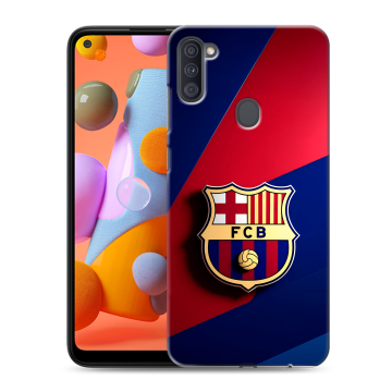 Силиконовый чехол на Samsung Galaxy A11 с принтом Барселона Barcelona