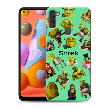 Силиконовый чехол на Samsung Galaxy A11 с принтом Шрек Shrek Силиконовый чехол на Samsung Galaxy A11 с принтом Шрек Shrek