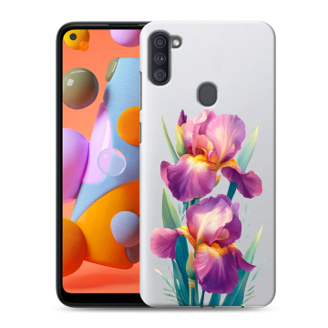 Силиконовый чехол на Samsung Galaxy A11 с принтом Цветы орхидеи Силиконовый чехол на Samsung Galaxy A11 с принтом Цветы орхидеи