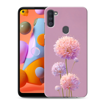 Силиконовый чехол на Samsung Galaxy A11 с принтом Цветы Силиконовый чехол на Samsung Galaxy A11 с принтом Цветы