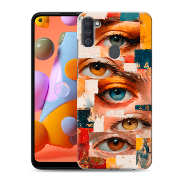 Силиконовый чехол на Samsung Galaxy A11 с принтом Модный принт Силиконовый чехол на Samsung Galaxy A11 с принтом Модный принт