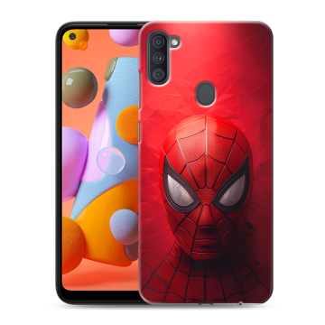 Силиконовый чехол на Samsung Galaxy A11 с принтом Spiderman Человек паук