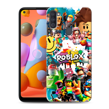 Силиконовый чехол на Samsung Galaxy A11 с принтом Roblox Роблокс Силиконовый чехол на Samsung Galaxy A11 с принтом Roblox Роблокс