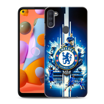 Силиконовый чехол на Samsung Galaxy A11 с принтом Chelsea Челси Силиконовый чехол на Samsung Galaxy A11 с принтом Chelsea Челси
