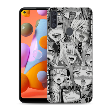Силиконовый чехол на Samsung Galaxy A11 с принтом Ahegao Ахегао Аниме Силиконовый чехол на Samsung Galaxy A11 с принтом Ahegao Ахегао Аниме