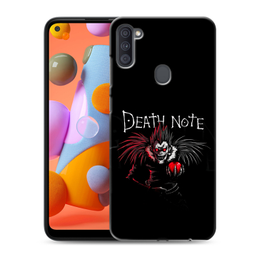 Силиконовый чехол на Samsung Galaxy A11 с принтом Death note Тетрадь смерти