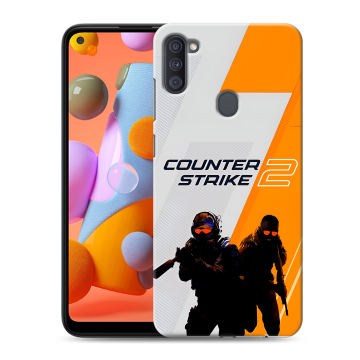 Силиконовый чехол на Samsung Galaxy A11 с принтом Counter Strike