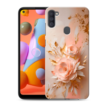 Силиконовый чехол на Samsung Galaxy A11 с принтом женский Силиконовый чехол на Samsung Galaxy A11 с принтом женский