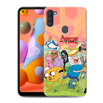 Силиконовый чехол на Samsung Galaxy A11 с принтом Adventure time Время приключений Силиконовый чехол на Samsung Galaxy A11 с принтом Adventure time Время приключений