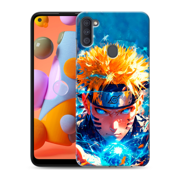 Силиконовый чехол на Samsung Galaxy A11 с принтом Аниме Наруто Naruto