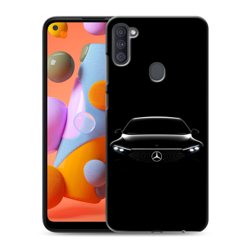 Силиконовый чехол на Samsung Galaxy A11 с принтом Mercedes Мерседес