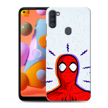 Силиконовый чехол на Samsung Galaxy A11 с принтом Spiderman Человек паук Силиконовый чехол на Samsung Galaxy A11 с принтом Spiderman Человек паук