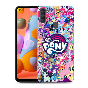 Силиконовый чехол на Samsung Galaxy A11 с принтом My little pony Дружба чудо Силиконовый чехол на Samsung Galaxy A11 с принтом My little pony Дружба чудо