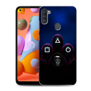 Силиконовый чехол на Samsung Galaxy A11 с принтом Игра Кальмара Силиконовый чехол на Samsung Galaxy A11 с принтом Игра Кальмара