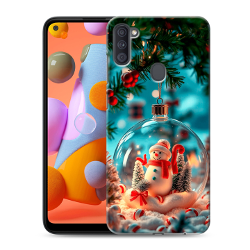 Силиконовый чехол на Samsung Galaxy A11 с принтом Новый год Силиконовый чехол на Samsung Galaxy A11 с принтом Новый год