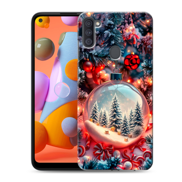 Силиконовый чехол на Samsung Galaxy A11 с принтом Новый год Силиконовый чехол на Samsung Galaxy A11 с принтом Новый год