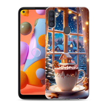 Силиконовый чехол на Samsung Galaxy A11 с принтом Новый год Силиконовый чехол на Samsung Galaxy A11 с принтом Новый год