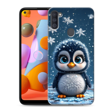 Силиконовый чехол на Samsung Galaxy A11 с принтом Новый год Силиконовый чехол на Samsung Galaxy A11 с принтом Новый год