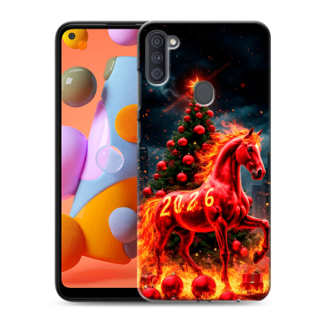 Силиконовый чехол на Samsung Galaxy A11 с принтом Новый год Силиконовый чехол на Samsung Galaxy A11 с принтом Новый год